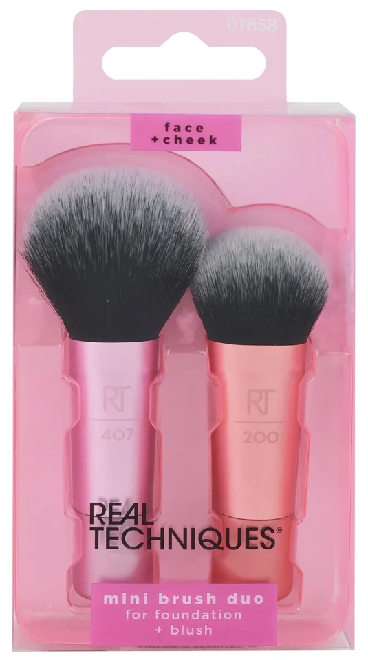 Real Techniques - Mini Børste Sæt Pink