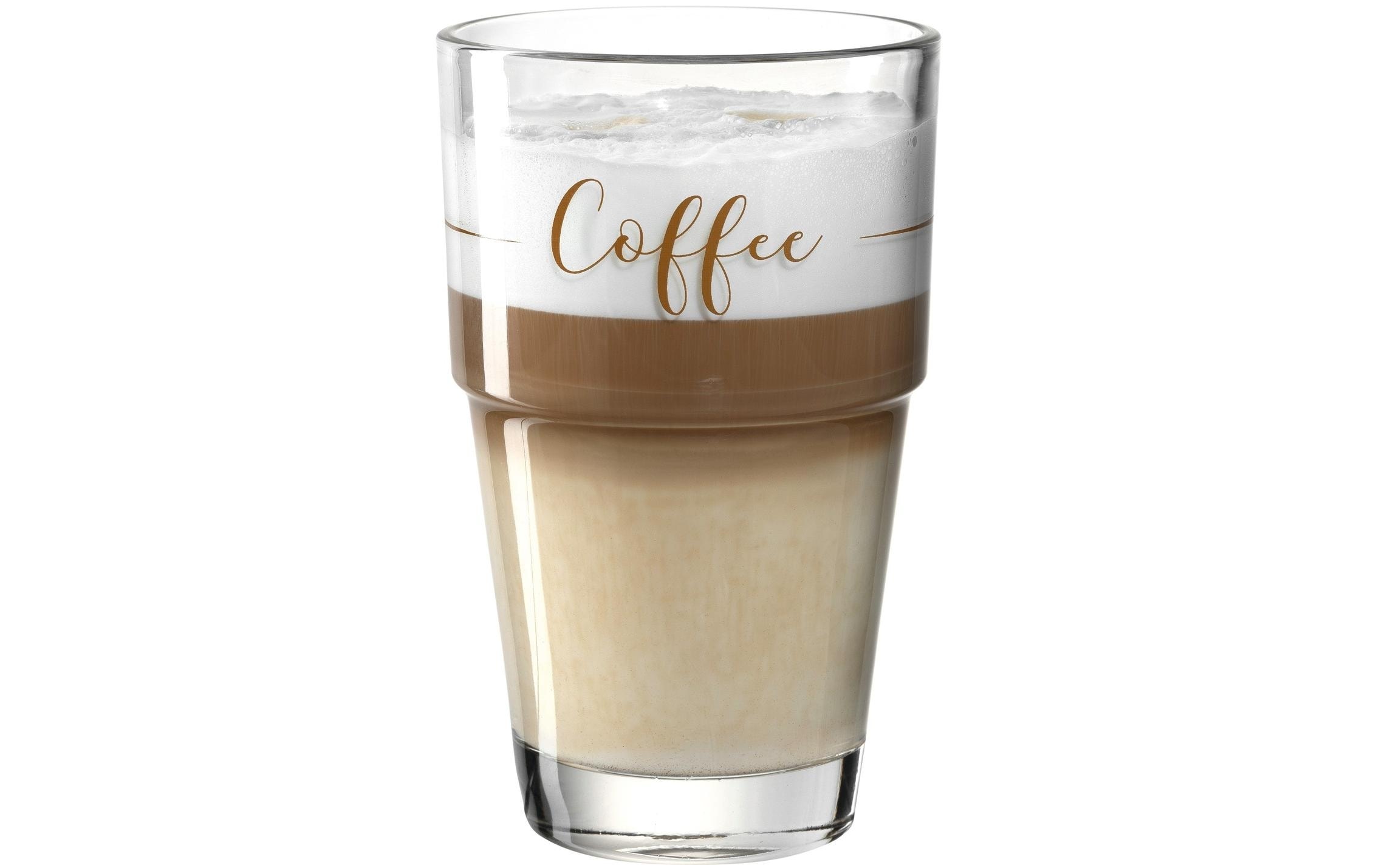 LEONARDO Latte-Macchiato-Glas »Macchiato Becher Solo Coffee 410 ml«