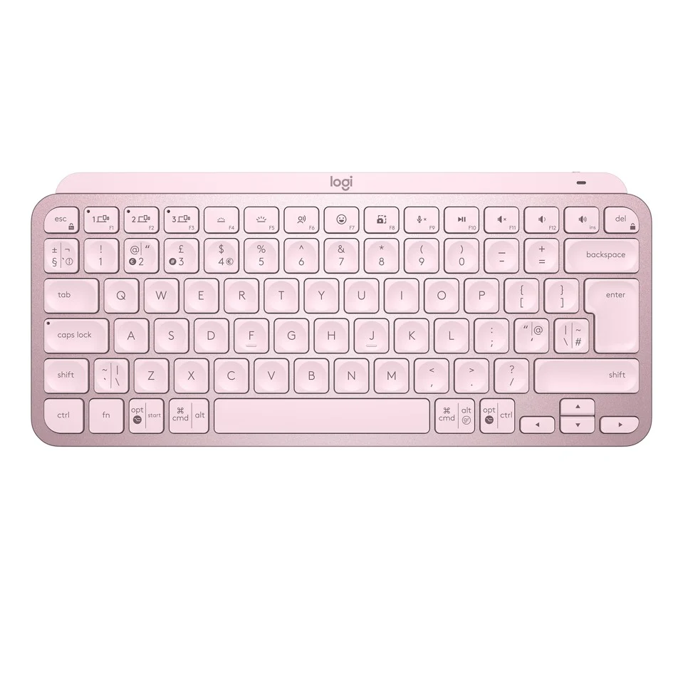 Logitech - MX Keys Mini minimalistisk Trådløs Tastatur - Nordic Layout