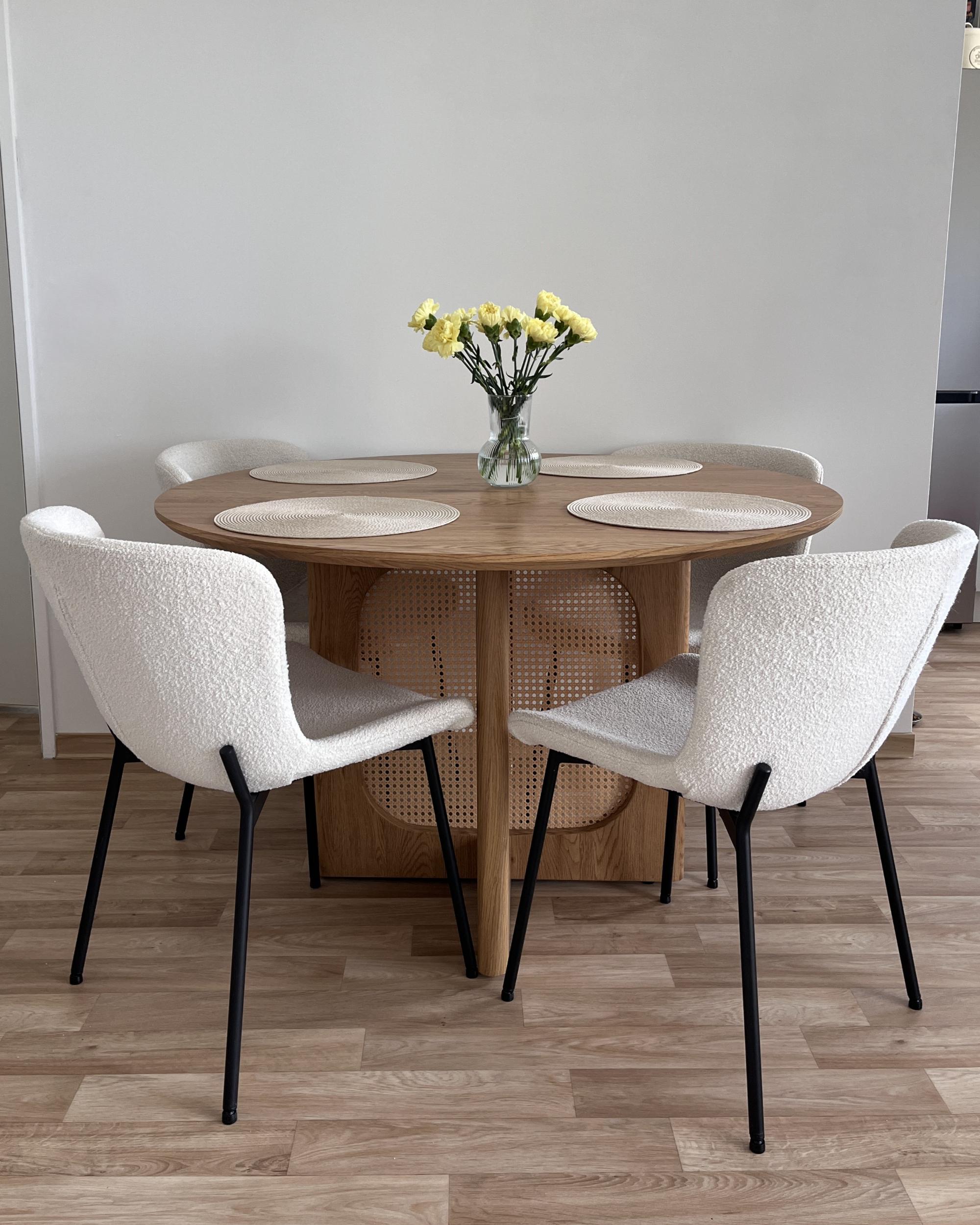 Eettafel KARLO Lichtbruin 120 cm 120 cm