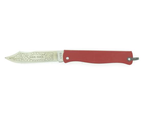 Douk Douk 160 Inox - Manche Acier couleur ROUGE Couteau de poche Le Thiers par Cognet Douk Douk