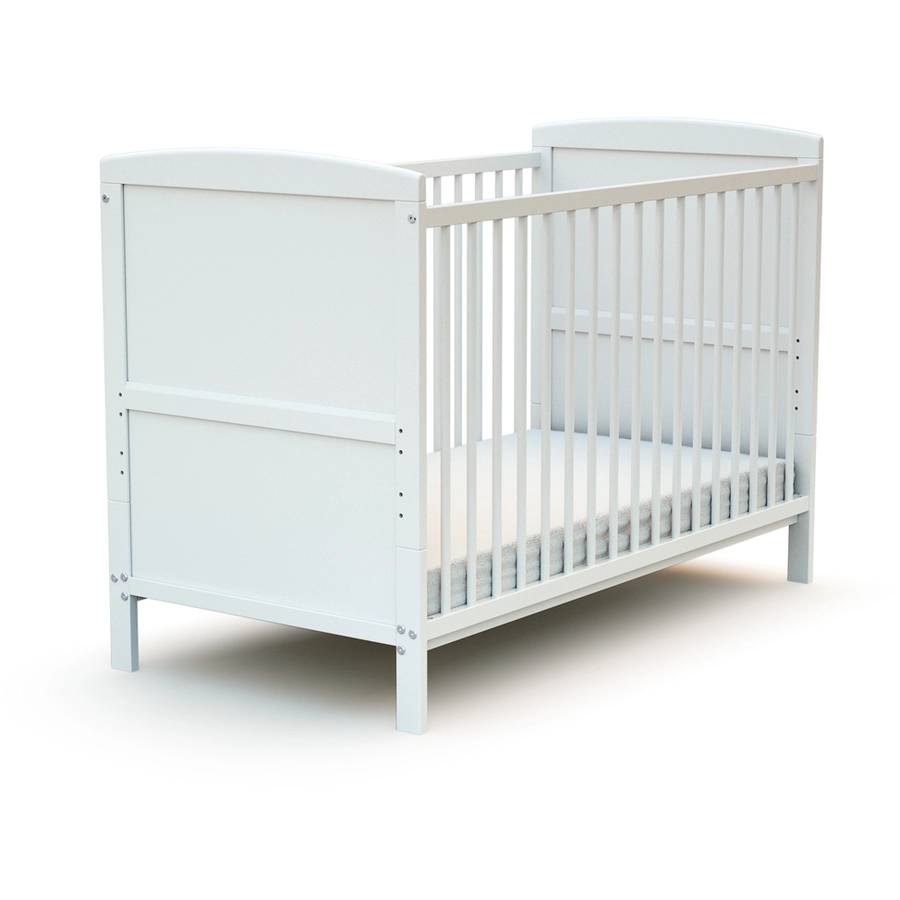AT4 Babybett ESSENTIAL Buche weiß 60 x 120 cm
