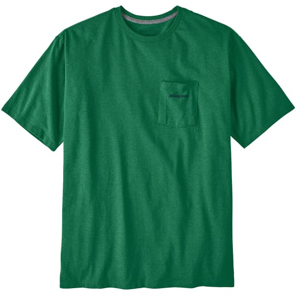 T-shirt PATAGONIA M'S BOARDSHORT LOGO POCKET RESPONSIBILI- TEE GATHER GREEN
