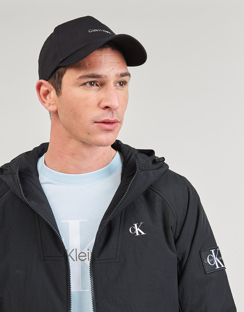 Calvin Klein Jeans - HOODED PADDED HARRINGTON - Noir
