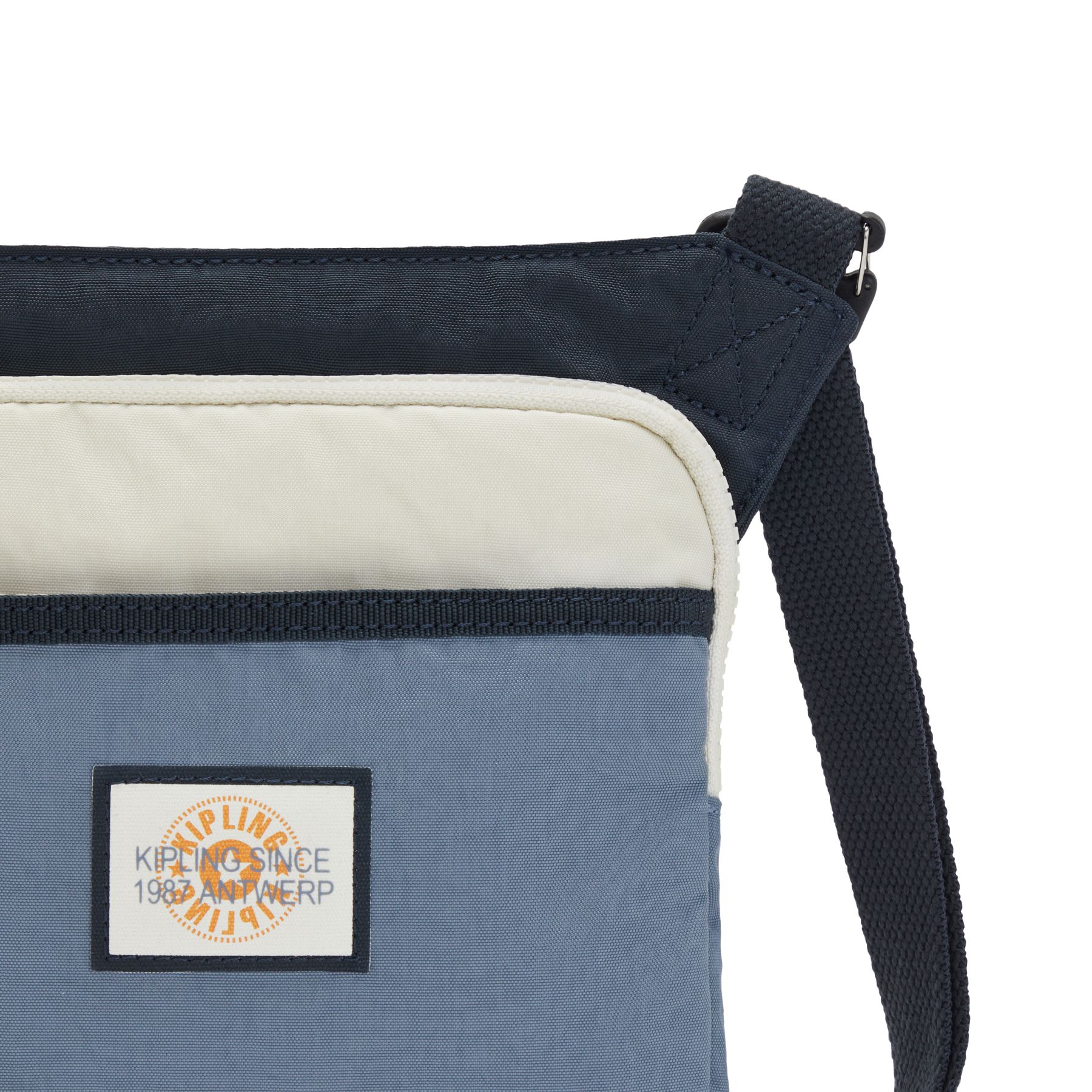 ALMIRO Sac bandoulière de taille moyenne avec sangle réglable - Valley Grey Bl