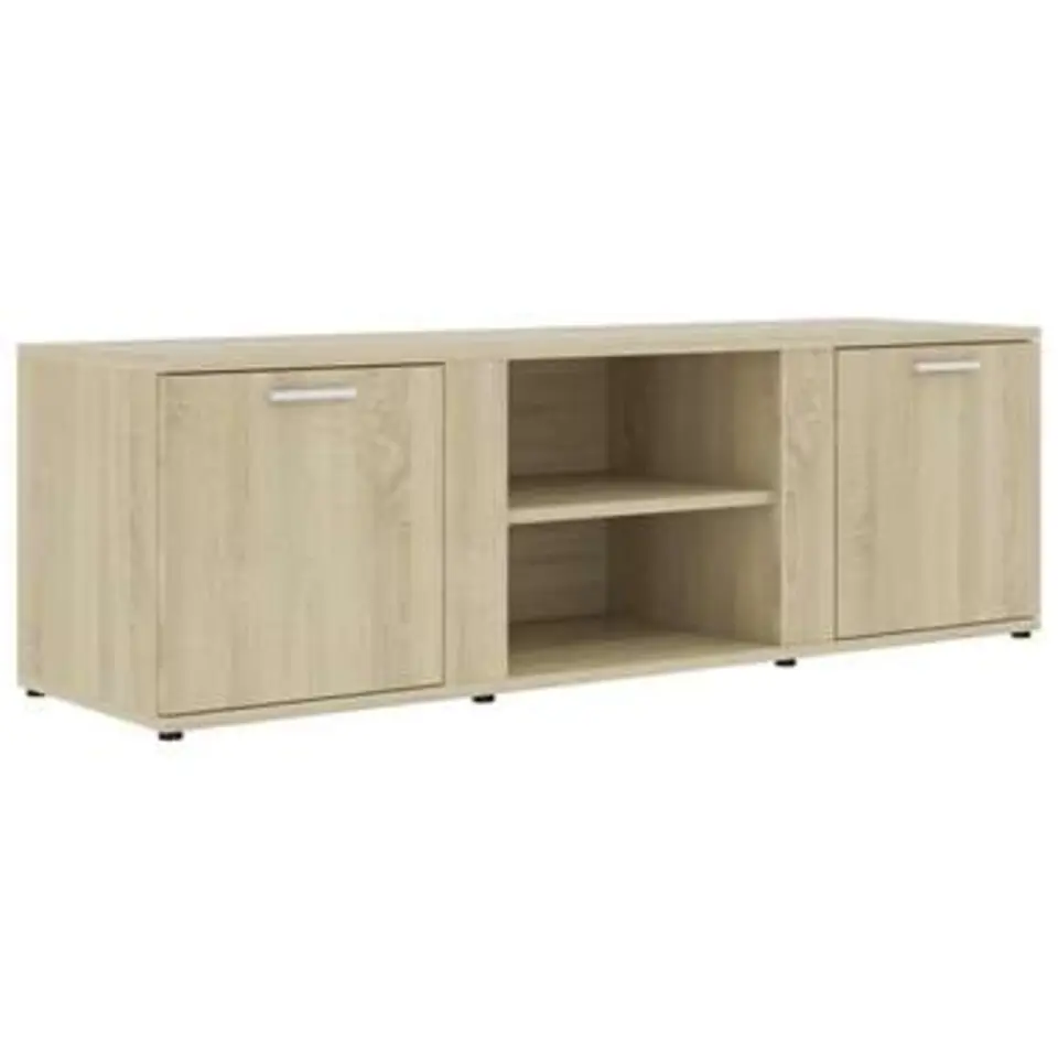 vidaXL - Tv-meubel - Bruin - Bewerkt hout