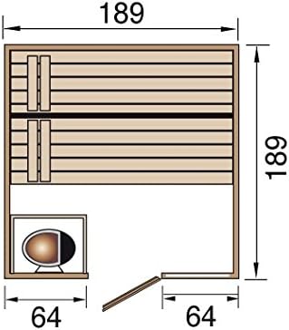 weka Massivholzsauna VALIDA 3 GT
