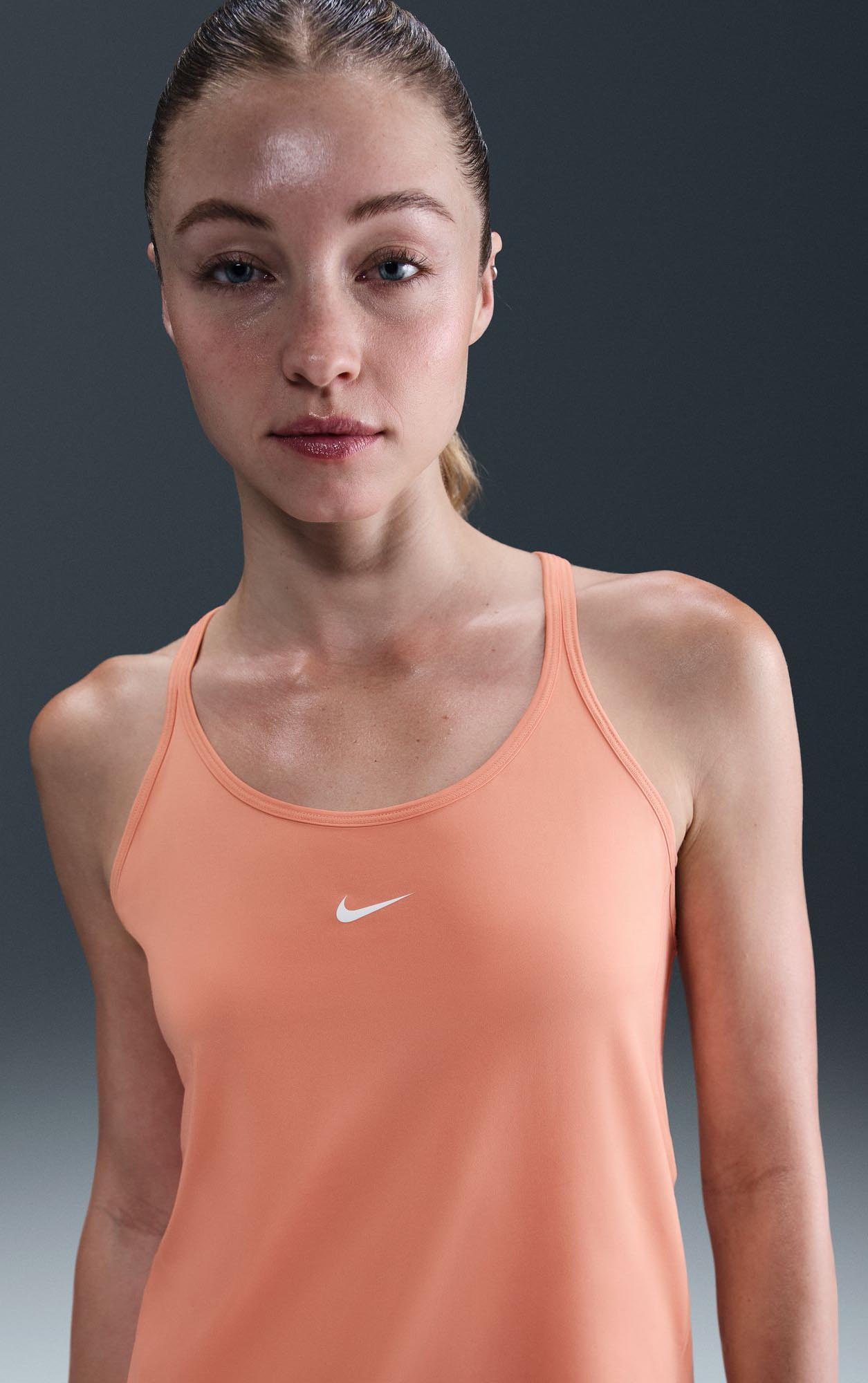 One Classic Strapped Tank Dame 844/Apricot Agate/White