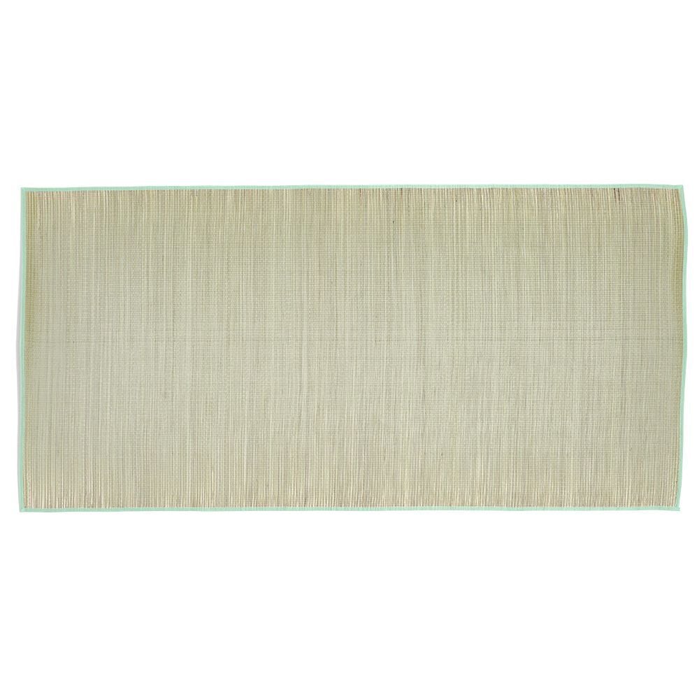 Natte de plage en paille 180x90cm - 3 coloris