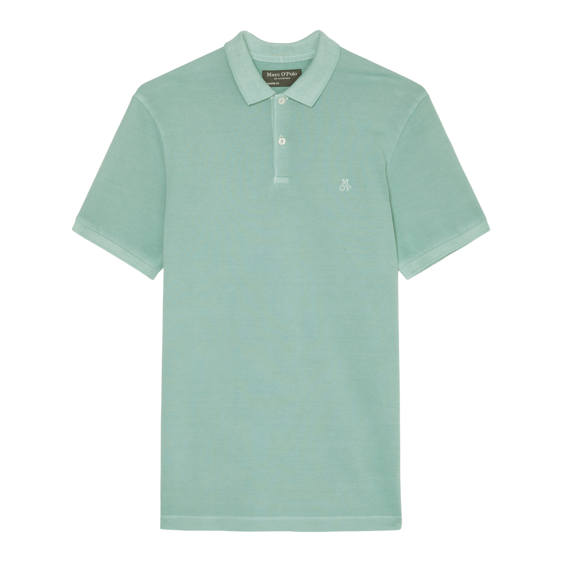 Polo en coton bio mélangé | Bleu