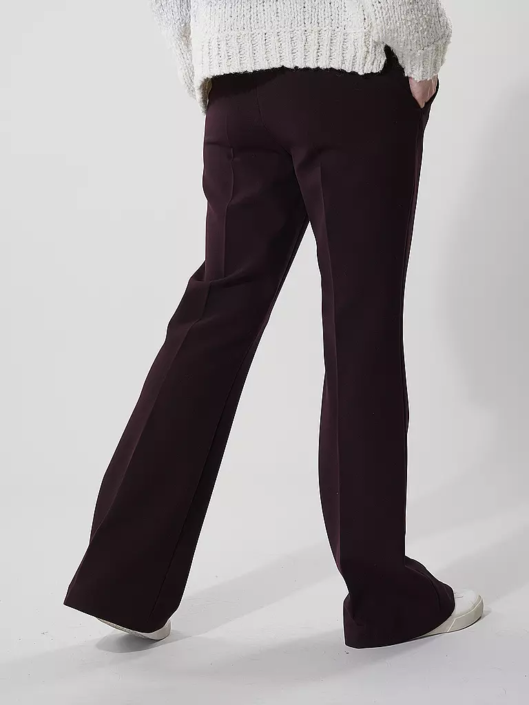 CAMBIO Marlenehose FAWN dunkelrot