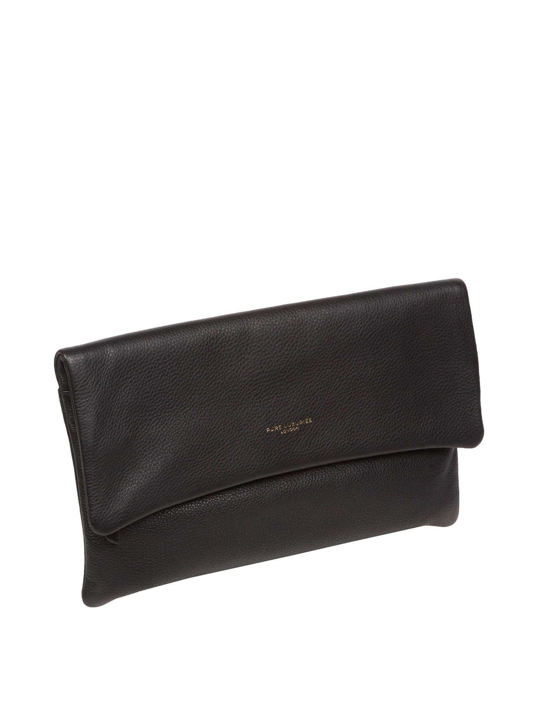 Zwart - Pure Luxuries London - Amelia - Leren nappatas