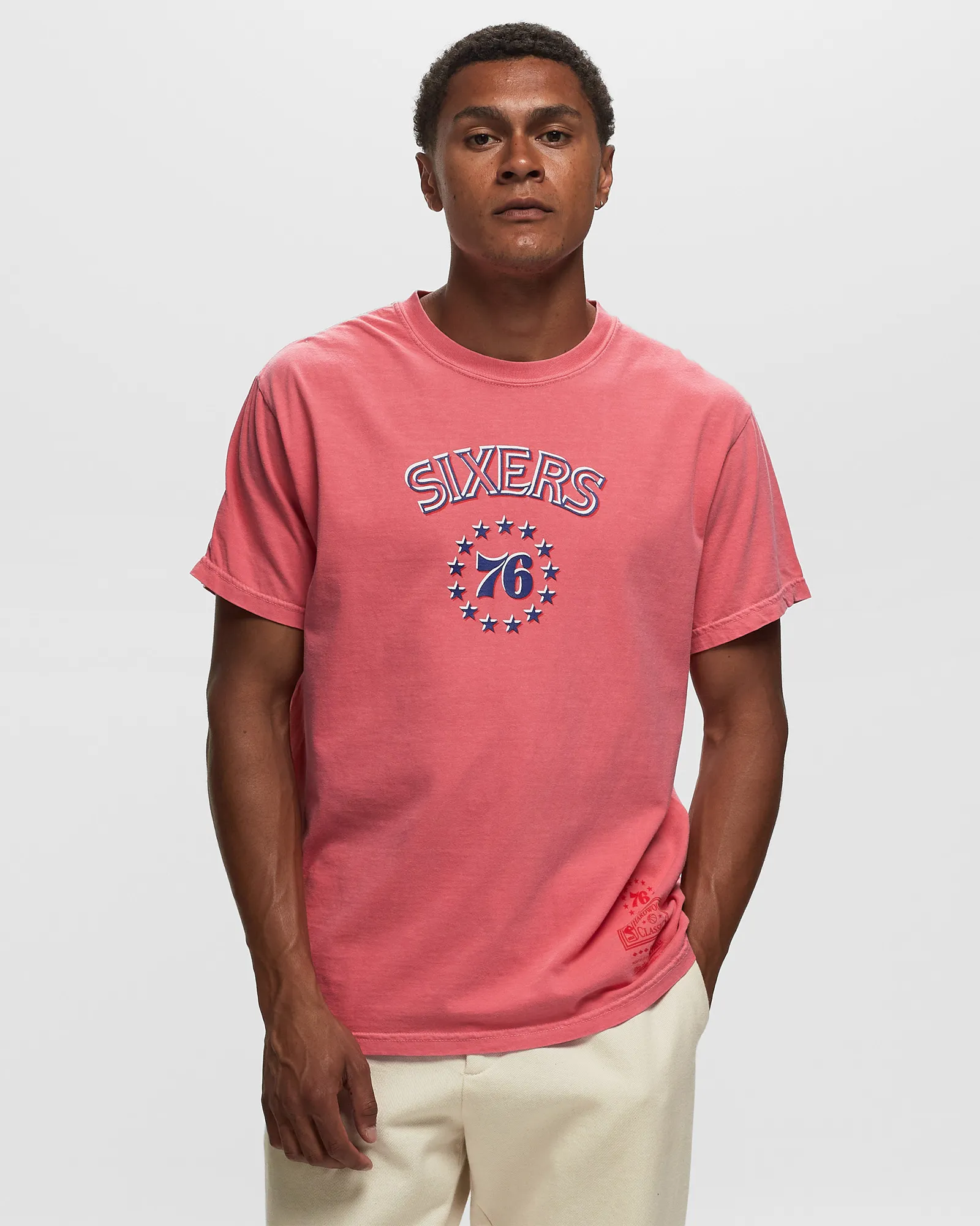 Mitchell & Ness NBA S/S TEE PHILADELPHIA 76ERS GOLDEN HOUR GLAZE
