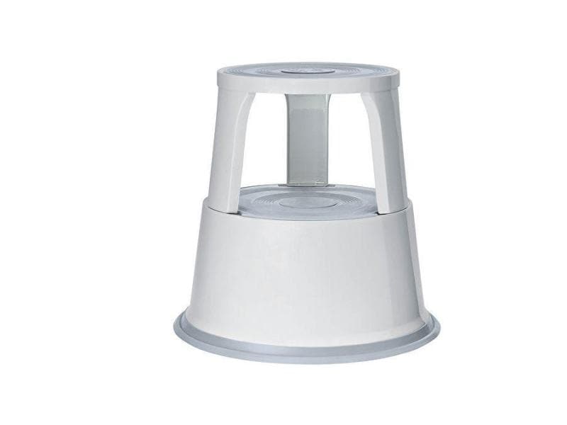 WEDO Hocker Step Metall, hellgrau Rollhocker aus Metall