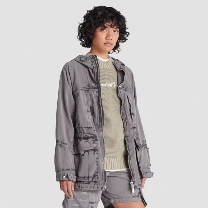 Parka style chasse Future73 Timberland x A-COLD-WALL* unisexe en gris foncé