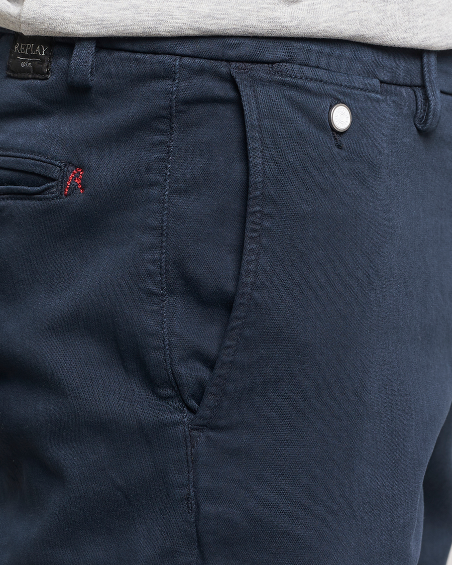 Replay Benni Hyperflex X-Lite Chinos Navy