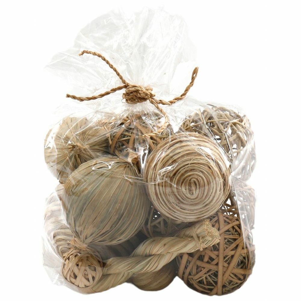 Sachet de boules séchées natural 24 x 22 cm