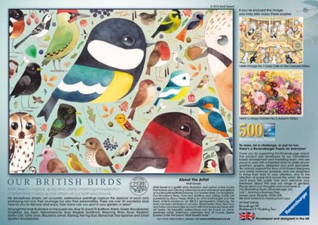 Matt Sewell's Our British Birds 500 Piece Jigsaw Puzzle (Jigsaw)