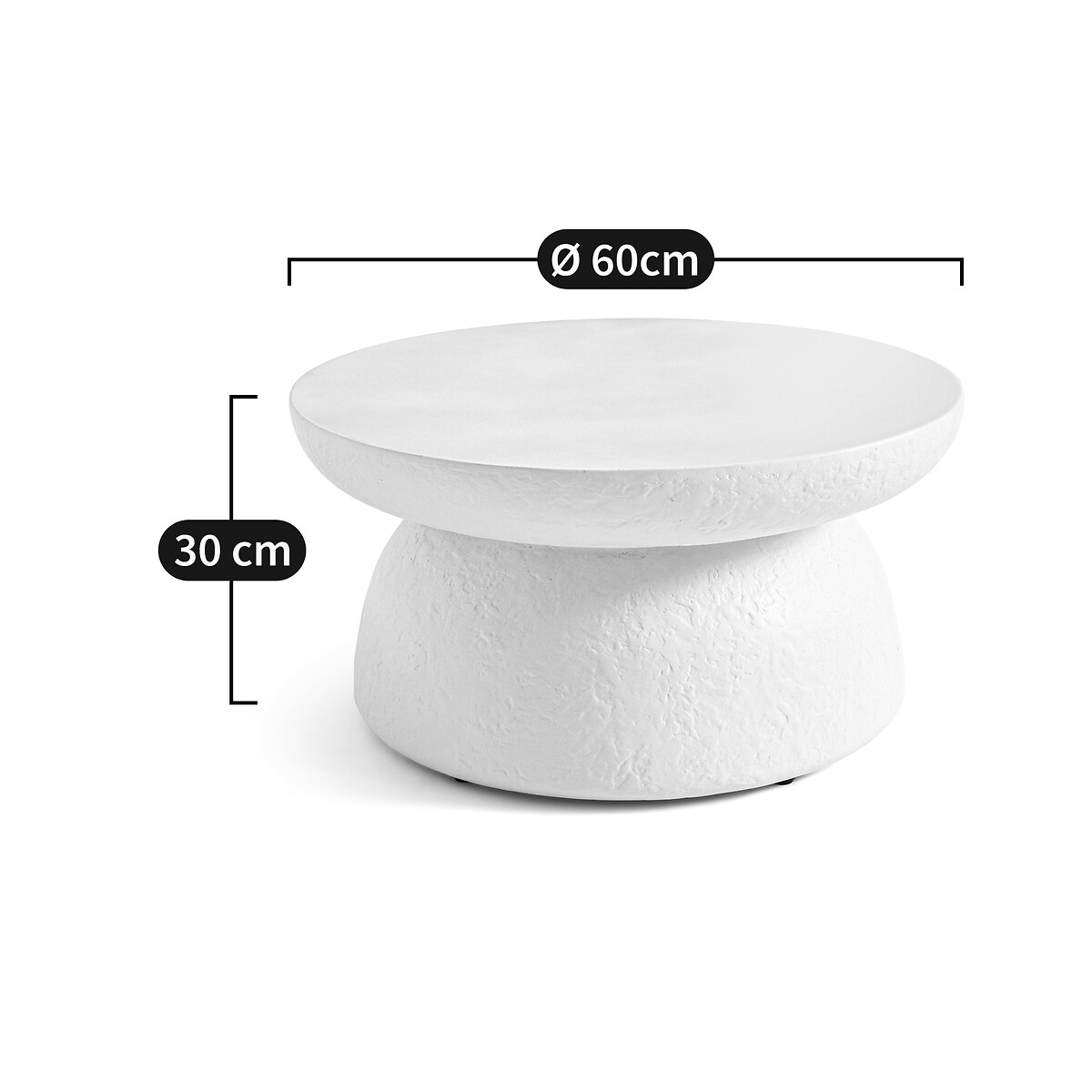 LA REDOUTE INTERIEURS<br>Mesa de centro em poliresina, Muimui