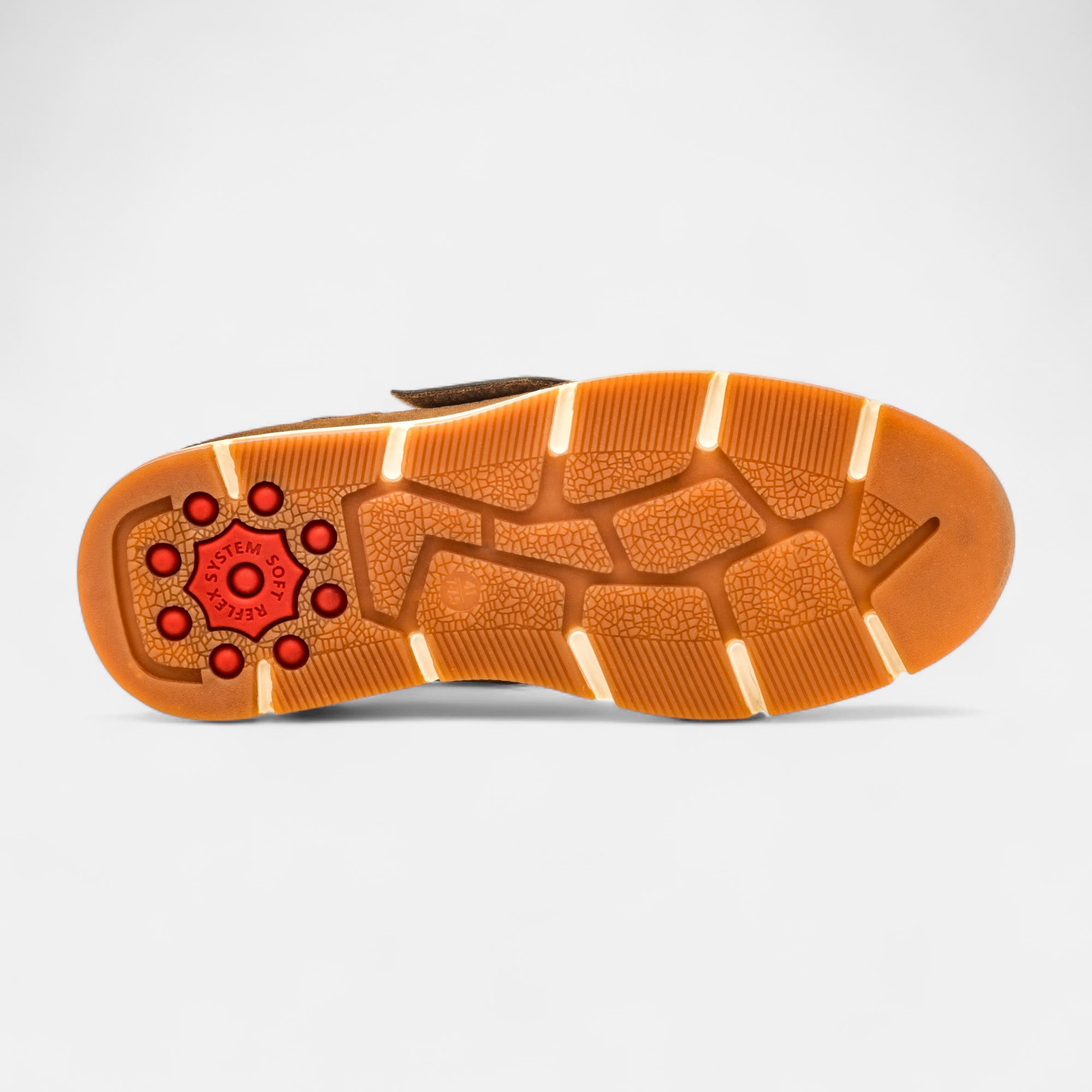 Derbies pieds sensibles Homme cognac