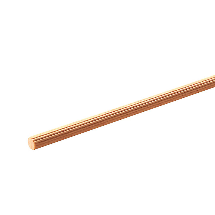 Tourillon en hêtre strié Ø8 mm L.1 m