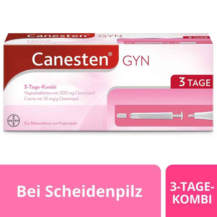 Canesten® GYN 3-Tage-Kombi zur effektiven Behandlung von Scheidenpilz, 1 P