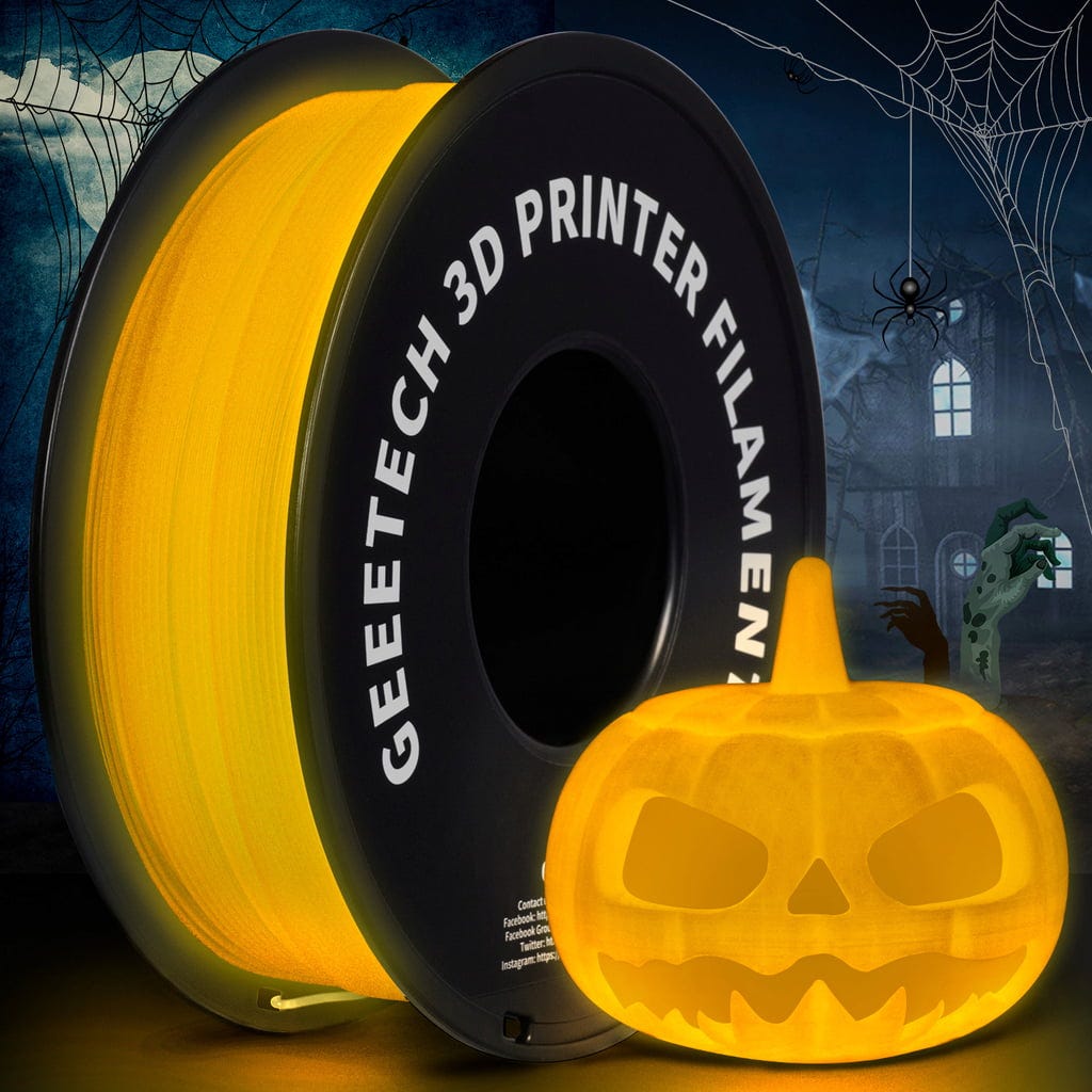 GEEETECH  PLA Luminous Yellow, 1,75 mm / 1000 g    Lass deine Ideen in Yellow leuchten