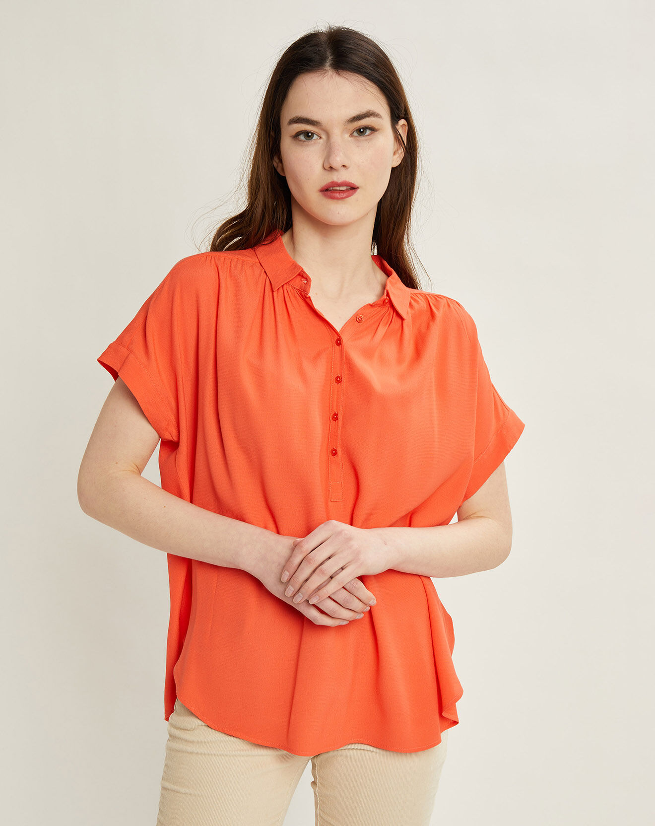 Cyrillus Top Audrey orange