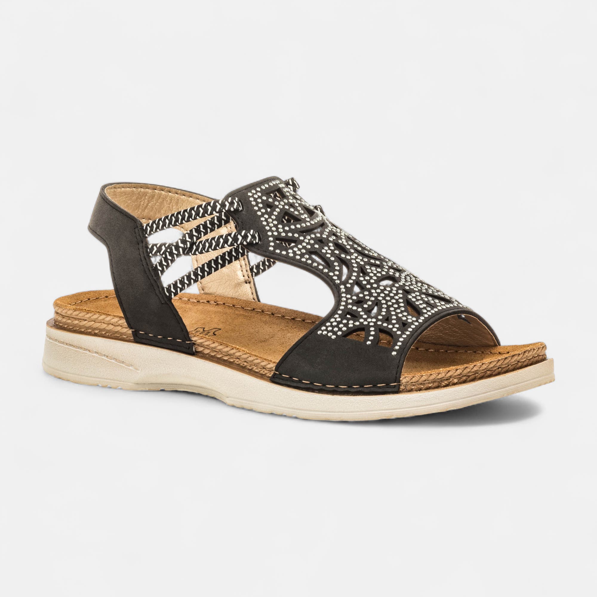 Nu-pieds Femme noir