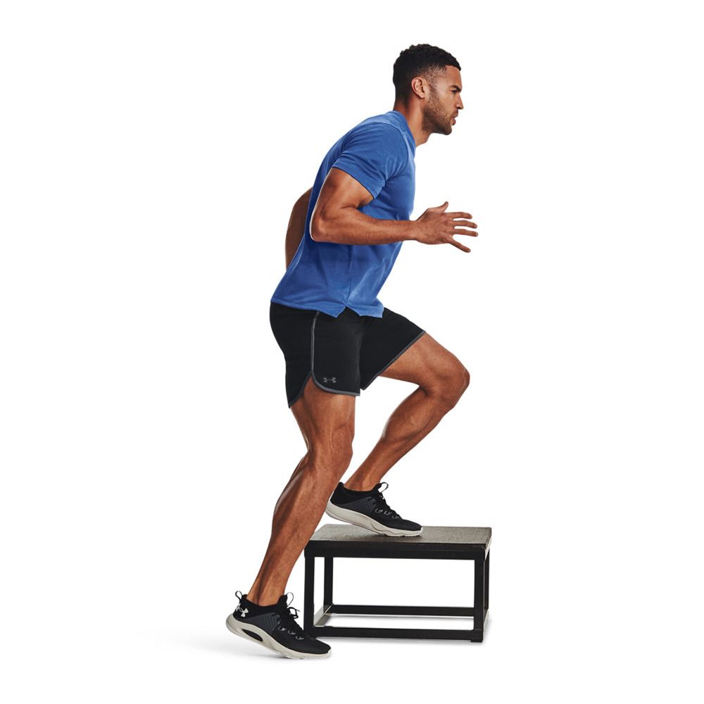 Under Armour UA HIIT WOVEN 8IN - Short Homme black/pitch gray