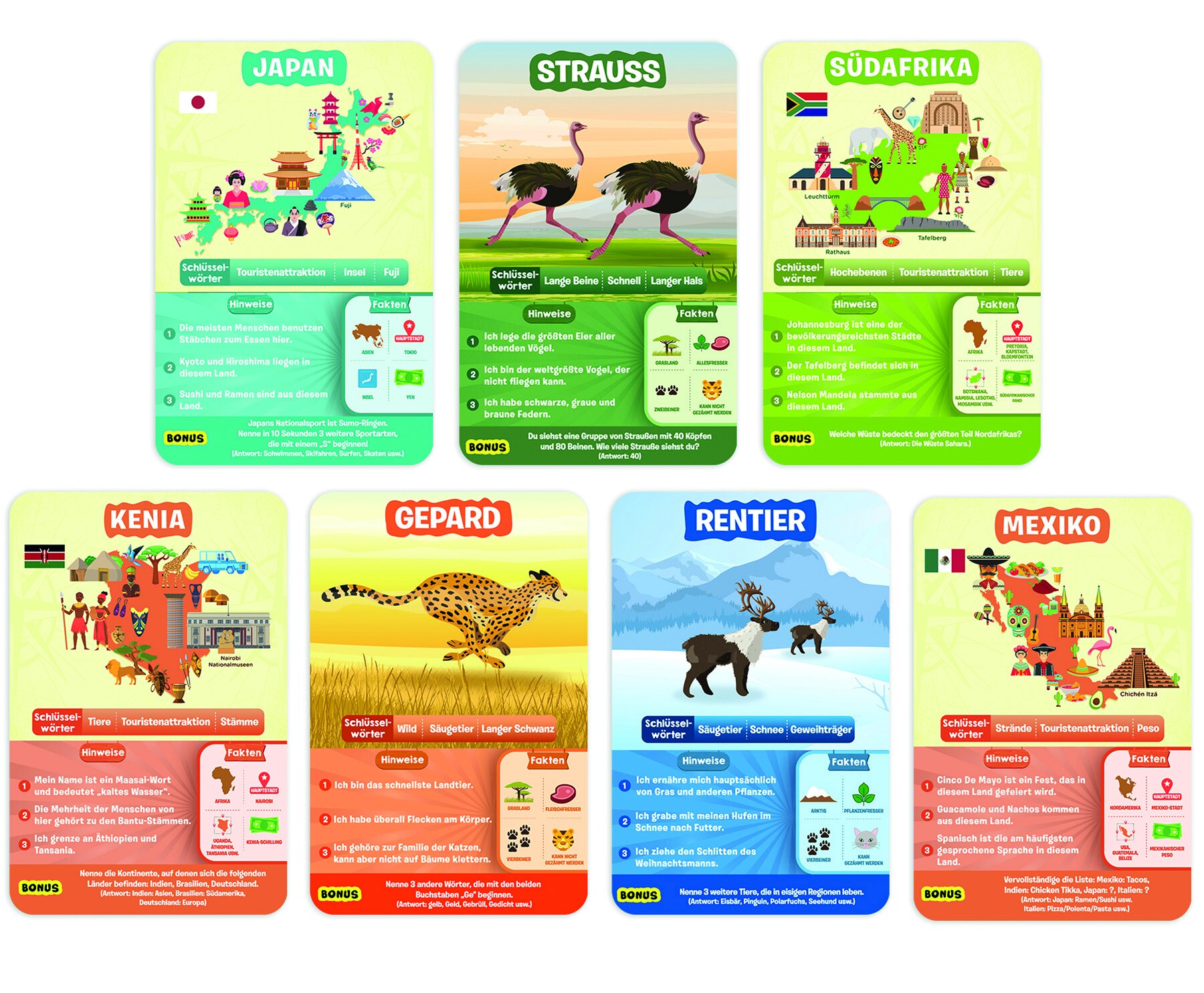 Skillmatics 10 Mal darfst du raten Combo Welt der Tiere & Länder der Welt
