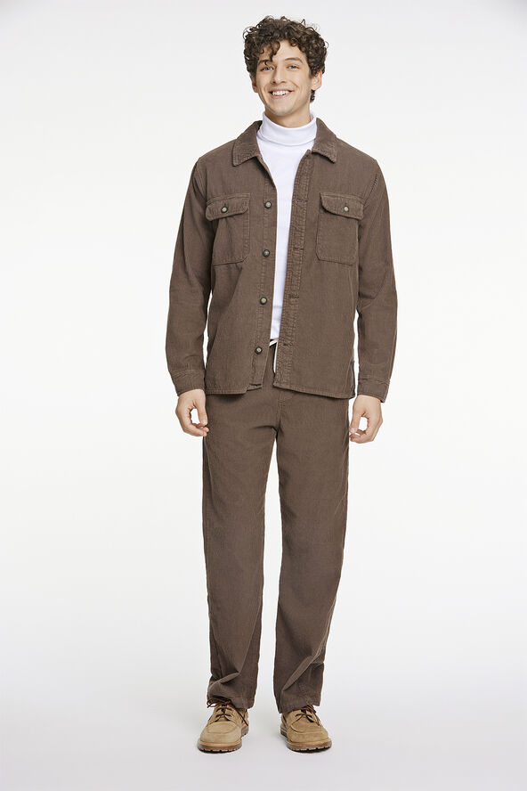 Lindbergh Corduroy overshirt Brun