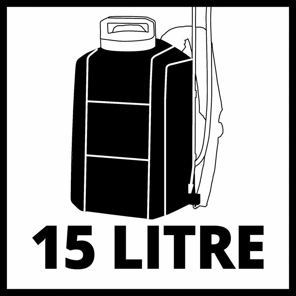 Pulvérisateur dorsal sans fil ge-ws 18/150 li - capacité 15 l - débit 102 l/h - sans batterie