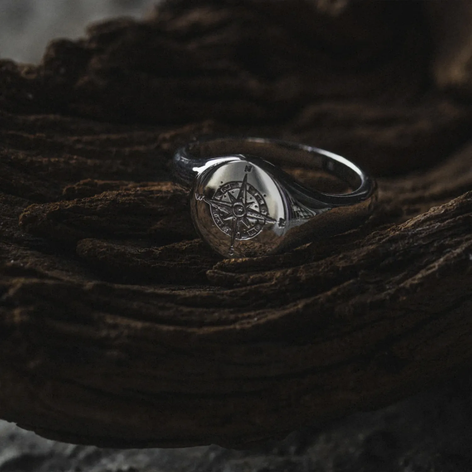 Paul Hewitt Windrose Ring Rustfrit Stål PH-JE-1173