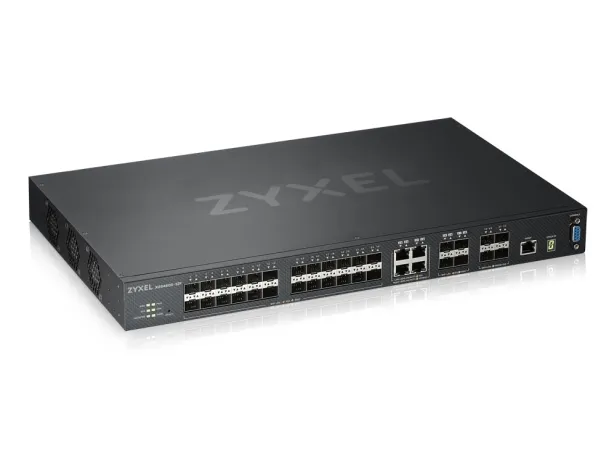 Zyxel XGS4600-32F - Switch - L3 - Administreret - 24 x Gigabit SFP   4 x combo Gigabit SFP   4 x 10 Gigabit SFP  - monterbar på stativ