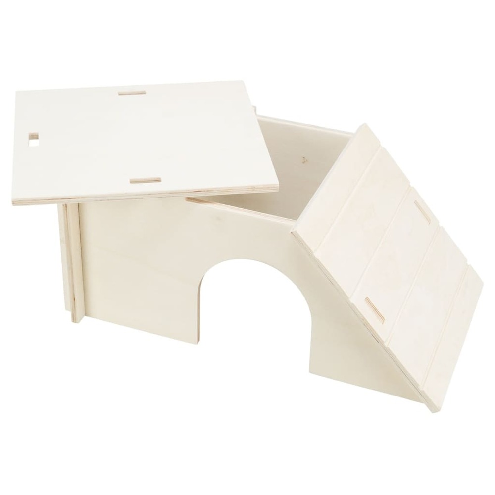 Maison pour rongeurs bent 51x24x33 cm bois