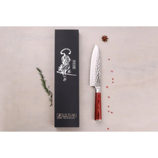 Santoku Pakka X50 Wusaki 17cm Wusaki