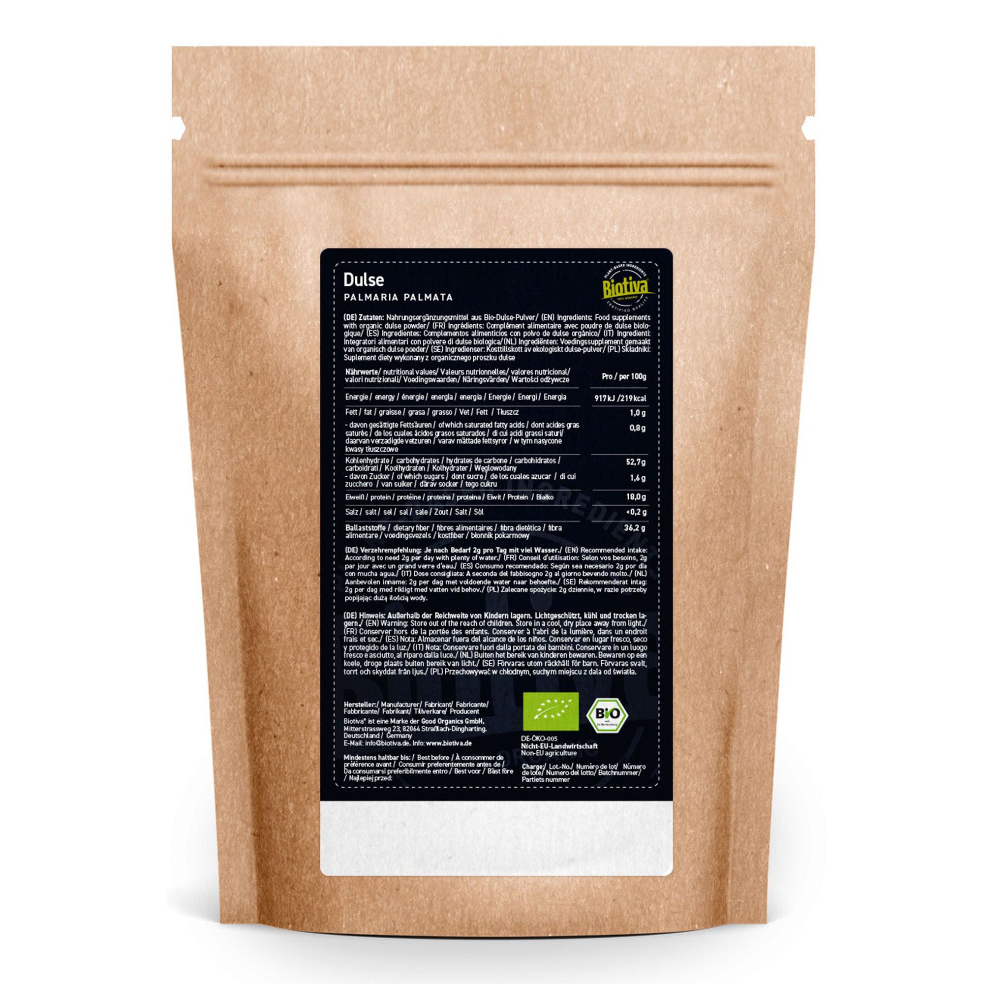 Biotiva Dulse Pulver Bio