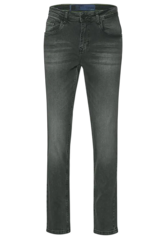 Slim Fit Jeans - dark grey stone wash