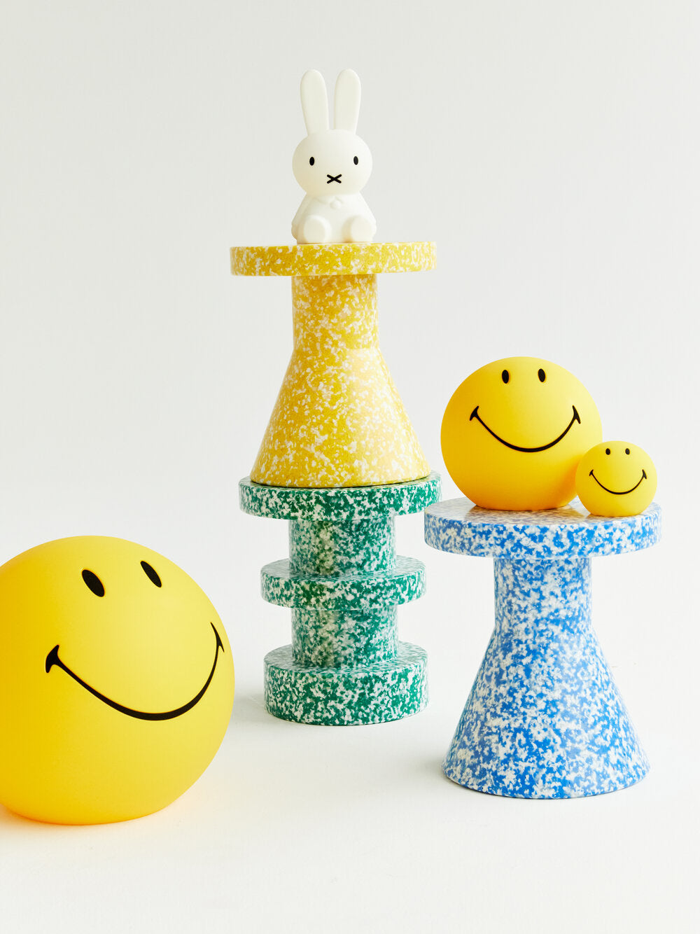 Normann Copenhagen  Bit skammel - blå