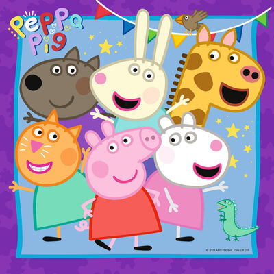 Ravensburger Puslespill Peppa Gris 3x49 Biter