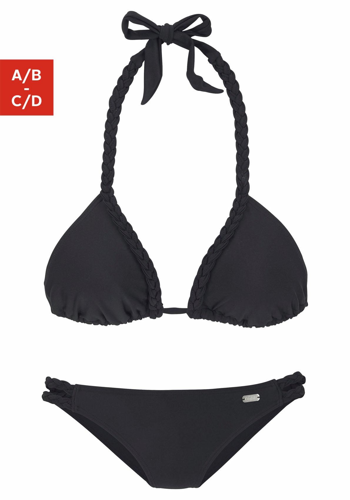 Buffalo Triangel-Bikini , mit geflochtenen Details