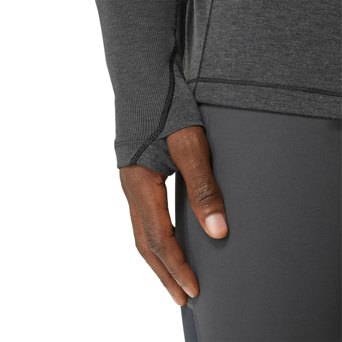 Asics Metarun Mock Neck Langærmet Løbe T-shirt Herre