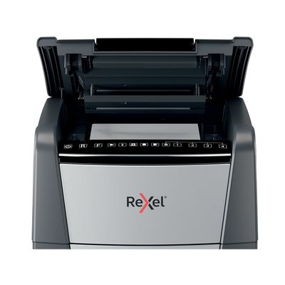 Rexel Optimum Auto+ 300M - destructeur de documents coupe croisée microparticules - 300 feuilles - Corbeille 60 litres