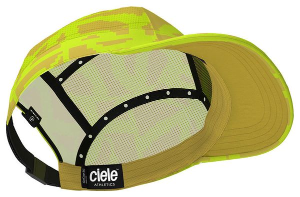 Casquette Ciele GOCap SC All Over Loopy Tile Jaune fluo