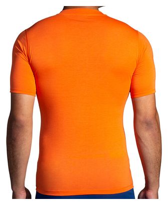 Maillot manches courtes Brooks High Point Short Sleeve Orange Homme