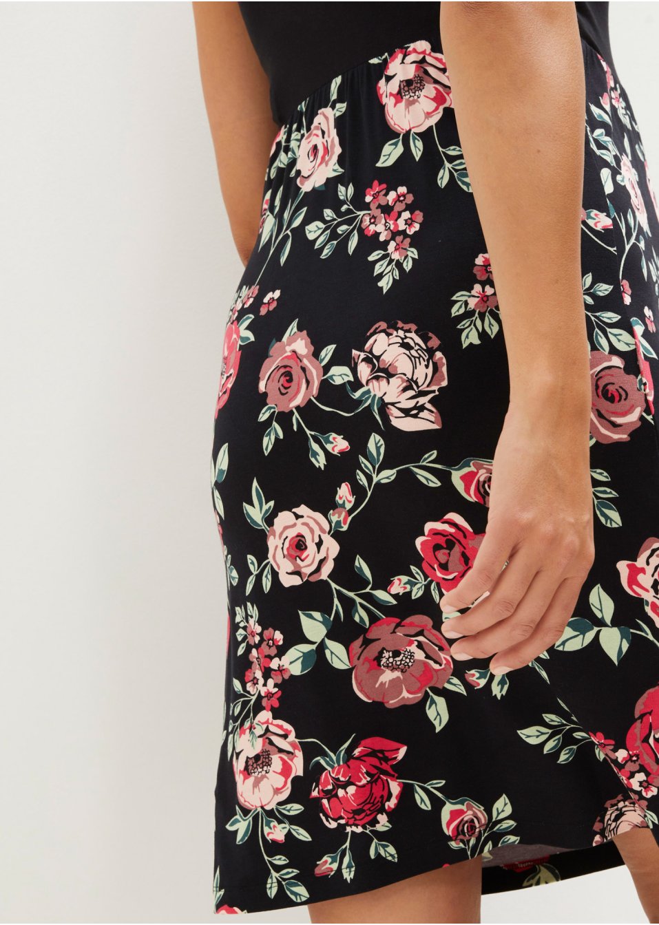 Robe de grossesse en viscose avec fonction allaitement