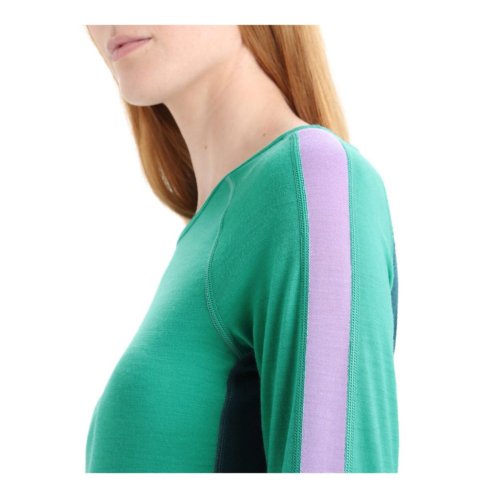 Icebreaker ZONEKNIT 200 - Sous-couche Femme frsh/grnglry/cb