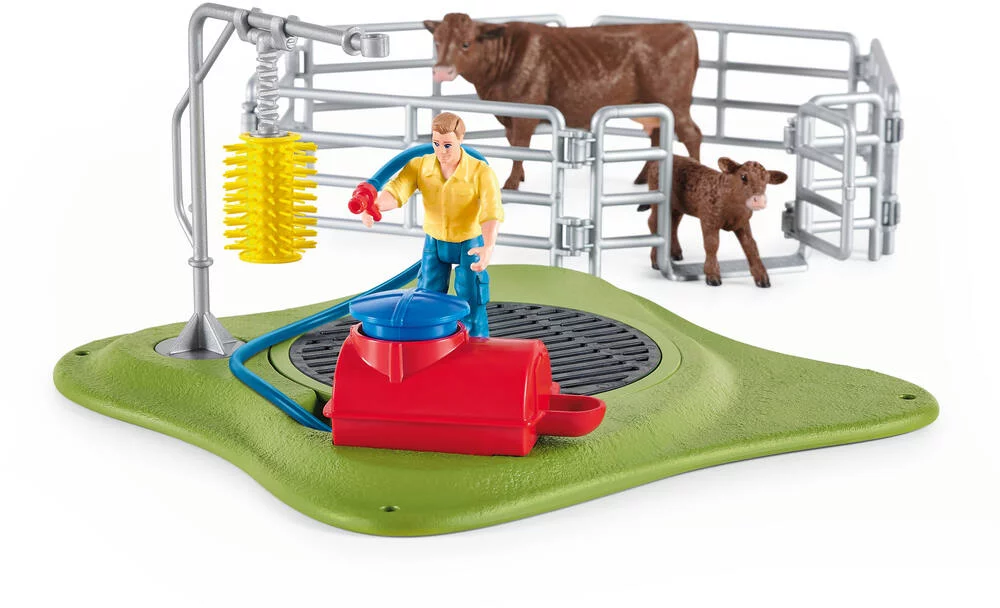 STATION DE LAVAGE POUR VACHE
