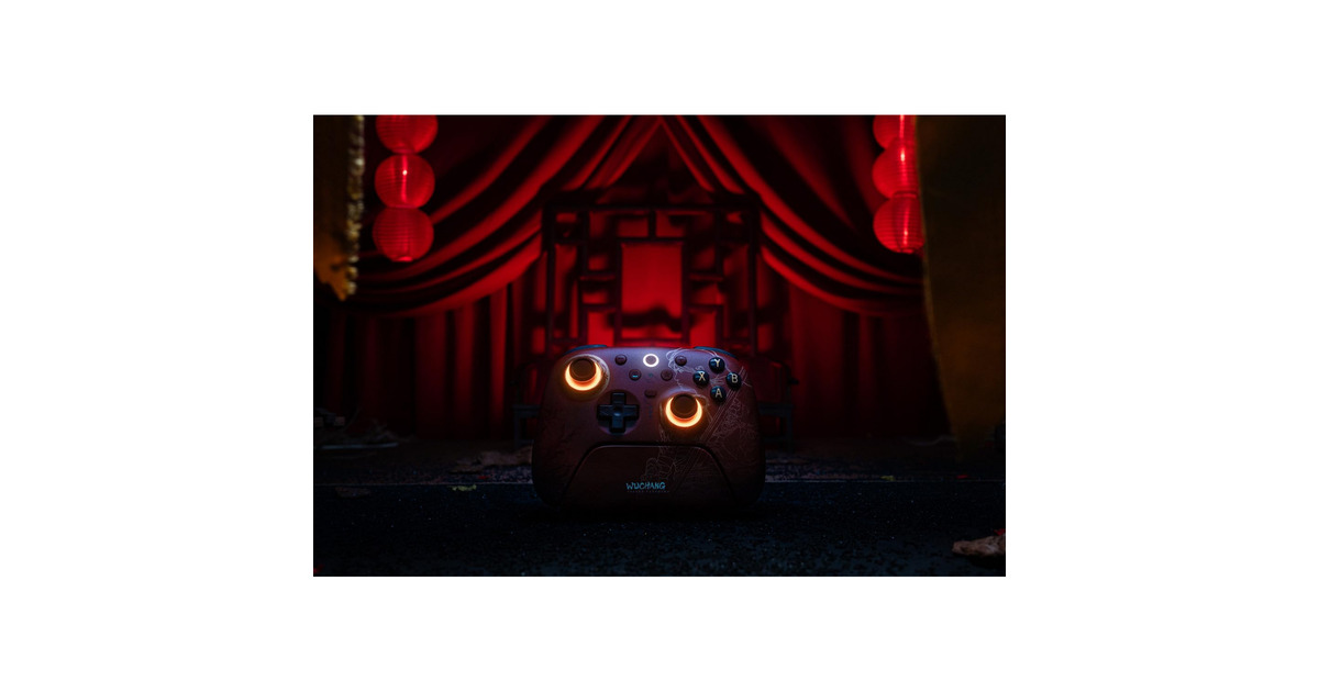 8BitDoUltimate 2 Wireless Controller - WUCHANG: Fallen Feathers  (Donkerrood, 2.4 GHz / Bluetooth, USB, Pc)